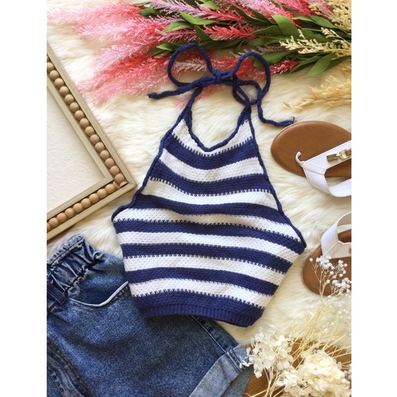 Billabong Blue Lagoon Knit Crop - Picture 4 of 9